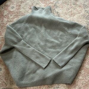 Club Monaco light blue 100% cashmere high neck sweater